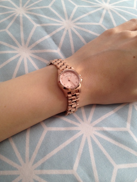 Marc by Marc Jacobs Henry Dinky Uhr in roségold